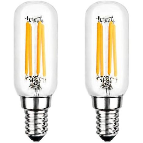 LED-Lampe, T25 E14, 4 W, warmweiß (2700 K), 400 lm, Röhrenglühlampe für Dunstabzugshauben, nicht dimmbar, 2er-Pack (1/5)