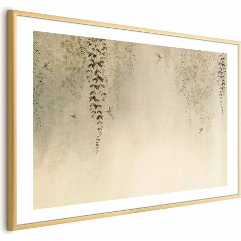 Póster - Colibríes beige (1/4)