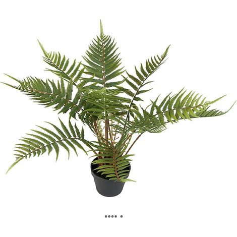Fougère arborescente des forêts artificielle en pot H 50 cm D 65 cm (1/3)