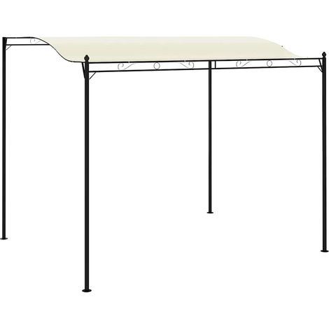 Gazebo Fabric Cream White vidaXL