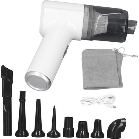 Aspirateur sans fil 90000 tr/min 18.5kPa baladeur pour voiture nettoyage puissant (1/5)