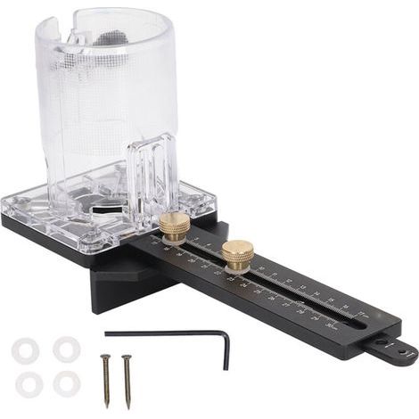 Base de routeur CNC pour bois – fixation précise, broche 8 mm, perçage 2,5 mm, diamètre de découpe 65 mm (1/5)