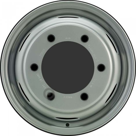 Jante tôle 15 pouces - 6 Trous - 5,5x15 6x205 ETHM115,0 AL161 argent