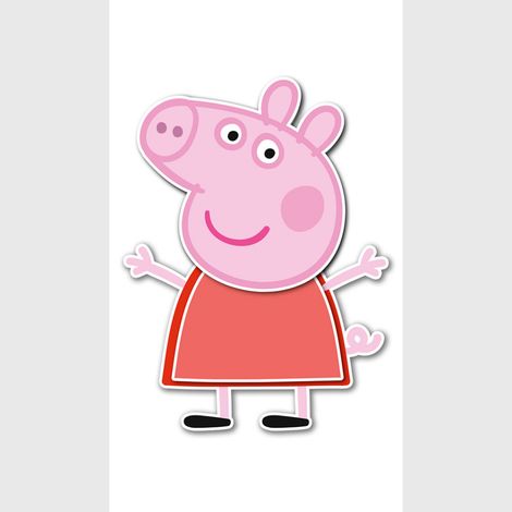 Sticker 3D - Peppa Pig - 14x20 cm (1/5)