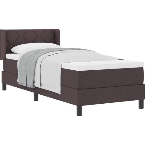 Maison Exclusive - Boxspringbett mit Kissen Dunkelbraun 200 x 80