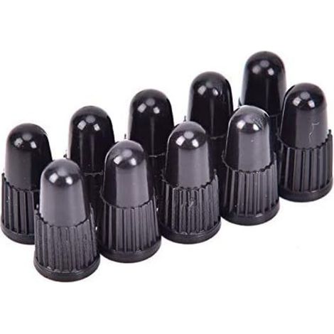 20 pièces/ensemble valve de pneu de vélo couvercle en plastique professionnel valve anti-fuite couvercle de valve de pneu de vélo noir (1/3)