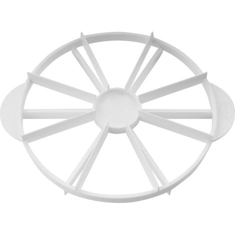 Dr. Oetker Tagliatorta Ø 18 cm, Porzionatore a fette, utensile da cucina per tagliare 6 – 8 fette uguali, accessori da forno per decorare, utensili da cucina per piccole torte e torte, bianco (1/5)