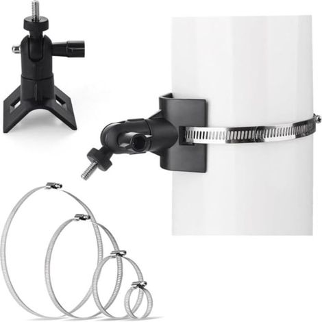 (2pcs)Support de caméra en anneau - Support de mât pour Stick Up Cam, Spotlight Cam Pro Plus - Robuste - Pour caméra de surveillance annulaire - Idéal pour un montage en intérieur et en extérieur (1/3)