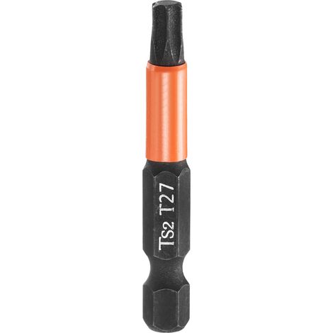 Embout Tournevis Torx T27 Tige Hexagonale 1/4" Longueur 2" (50mm) (1/5)