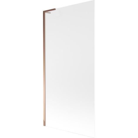 Mexen Next L mampara de bañera de 1 hoja 90 x 150 cm, escarchado, oro rosa - 895-090-000-03-30-60 (1/5)