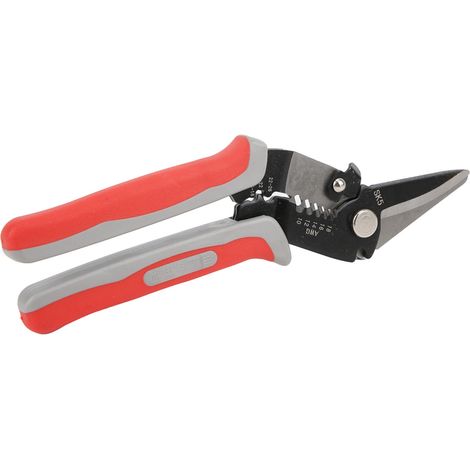 Pince à sertir, dénude-câbles et ciseaux à fil, outil multifonction pour électricien, acier SK5, 8 pouces (1/5)