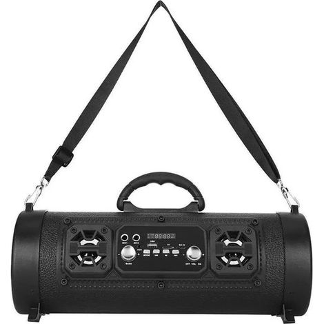 Enceinte Bluetooth - Enceinte sans fil - Enceinte karaoké - Caisson de basses Bluetooth - Enceinte intelligente - Avec microphone - Boîte à musique pour voiture - Cadeau homme - Enceinte de soirée - U