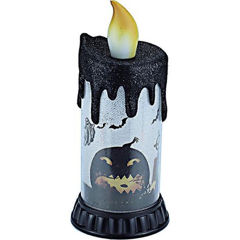 Halloween-Kerzenlichter: Gruselige, im Dunkeln wachsende, dekorative Geisterhand-Flammenlose Kerzen für Halloween (1/5)