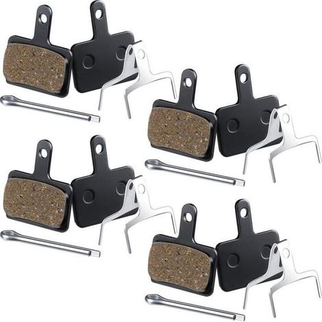 Plaquettes de frein à disque pour VTT - résine - composants de freinage - 4 paires (1/4)