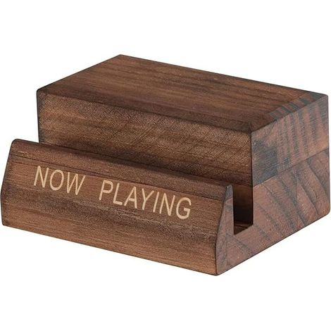 Présentoir en Bois pour Disque Vinyle – Style Vintage et Élégant – Support Individuel pour Pochette d’Album – Compatible avec Tous les LP et Vinyles (1/5)