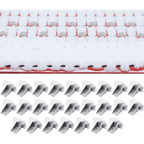Les barrières à neige en acier inoxydable 304 et les dispositifs de protection contre la neige pour toitures métalliques sont adaptés pour prévenir l'accumulation de neige et de glace. (1/5)