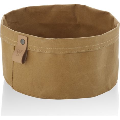 Sac à pain Ø 20 cm H 12 cm kaki papier kraft CRAFT & CRUMBLE - Was Germany (1/2)