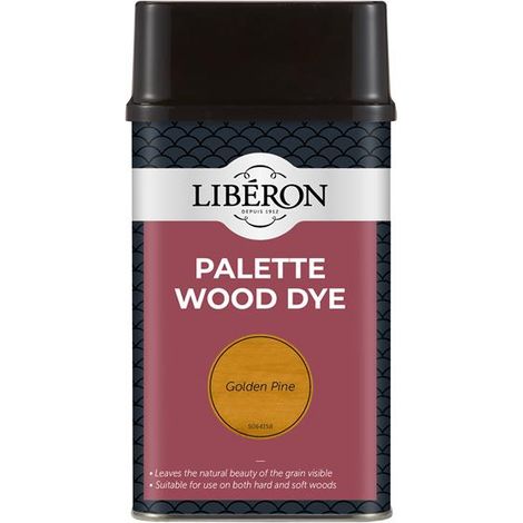 Liberon 126743 Palette Wood Dye Golden Pine 500ml LIBWDPGP500N