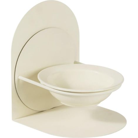 Gamelle en céramique surélevée et inclinée pour chat, bol anti-glouton ergonomique pour chat et petit chien d'intérieur (1/5)