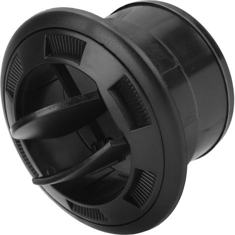 Déflecteur de climatisation 75mm noir universel pour bus et camping-car, sortie d'air ronde (1/5)
