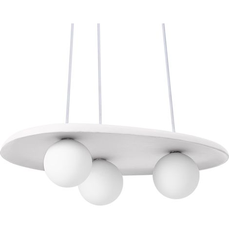 OSRAM Decor Plaster Nest Suspension décorative en plâtre, 3 têtes, avec culot enfichable G9, IP20, blanc (1/5)