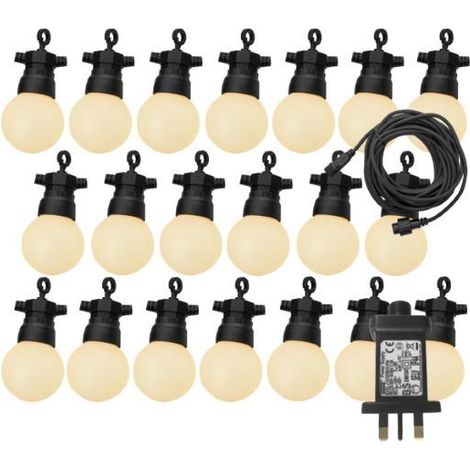 CATENA LUMINOSA PER ESTERNO 20 LUCI 11LM 24V (TRASF.INCLUSO) HONOLULU LUXFORM (1/4)