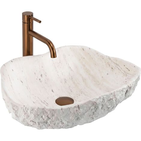 Vasque À Poser Rea Isla Shiro Beige (1/4)