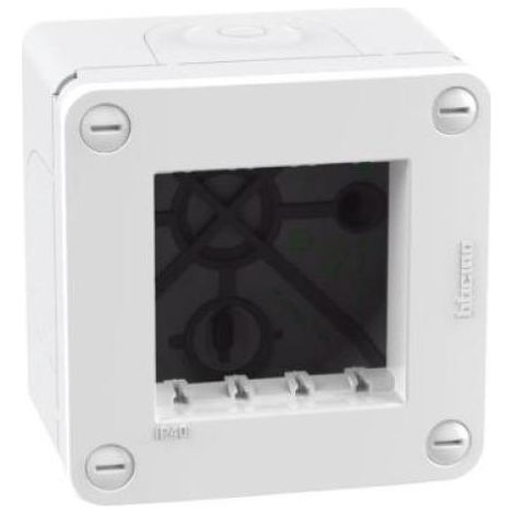 Scatola IP40 2 moduli - bianco MatixGo Bticino 28402W