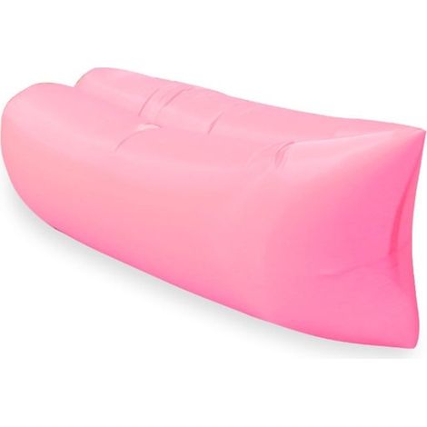 Aufblasbarer Liegestuhl und Sofa, selbstaufblasender, wasserdichter Strandstuhl für Camping und Festivals, Rosa. (1/4)