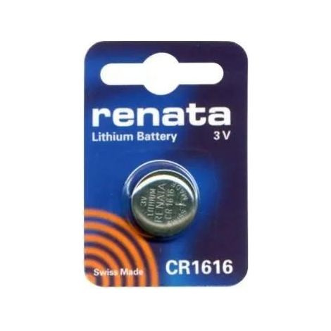 Pile bouton Renata CR1616 3 volts 50 mAh lithium