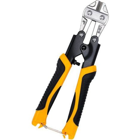 1 Pince coupante, 20 cm, acier chrome-molybdène, poignées antidérapantes, pour boulons et fils, bricolage (1/5)