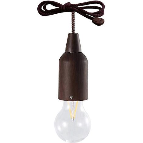Lanterne suspendue portable à LED avec cordon, fonctionnant sur piles, pour la décoration intérieure et extérieure (camping, etc.). (1/3)