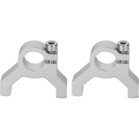 Deux supports de serrage tubulaires en aluminium à double colonne unilatérale, adaptés au robot DIY 3400-0032-0012 (1/5)