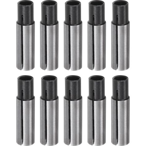 10 Pcs Pince Mandrin Pilote Adaptateur 1/4" à 1/8" pour CNC (1/5)