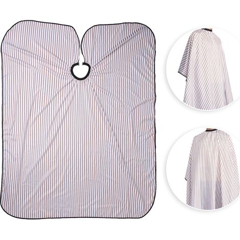 Tablier professionnel imperméable pour salon de coiffure - Idéal pour la coloration et la coupe - Marron (1/5)