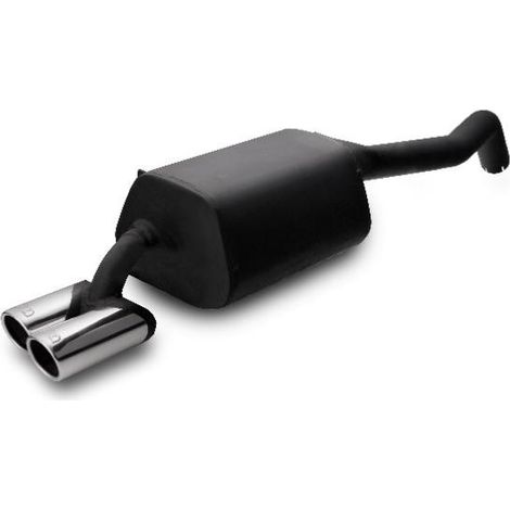 Silencieux Echappement Ulter Renault Megane 3 Coupe 2008-2012 2x70mm-36772929