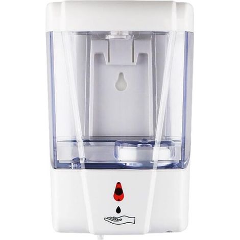 Fashion Touchless Distributeur de savon automatique avec capteur 670 g, shampooing mural pour restaurant, salle de bain, cuisine d'hôtel (1/5)