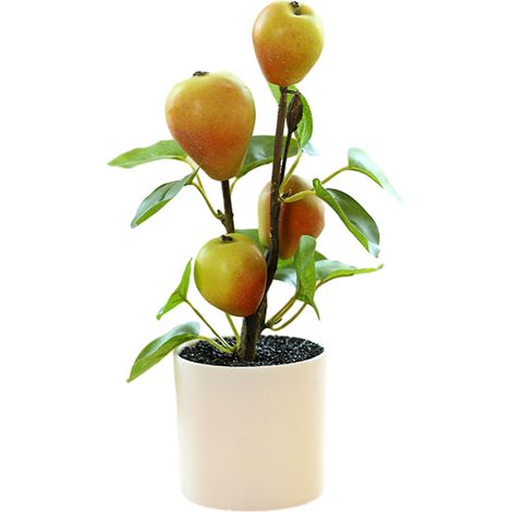 Plante Artificielle - Fruit Bonsai - Pot Plastique - Décoration Intérieure Maison Bureau Café - 1 Pièce (1/5)
