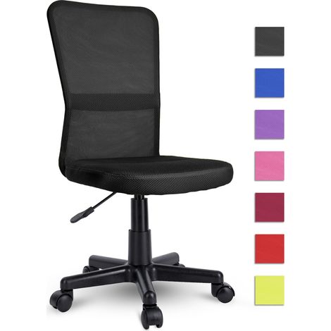 TRESKO® Bürostuhl Mesh Chefsessel Drehstuhl Kinder Schreibtischstuhl Blau (1/5)