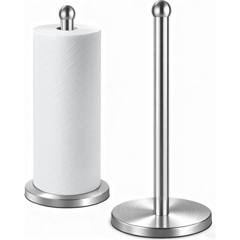 BelleRise - Porte-papier toilette de comptoir avec base lestée (pour rouleaux de papier toilette standard) (1/5)