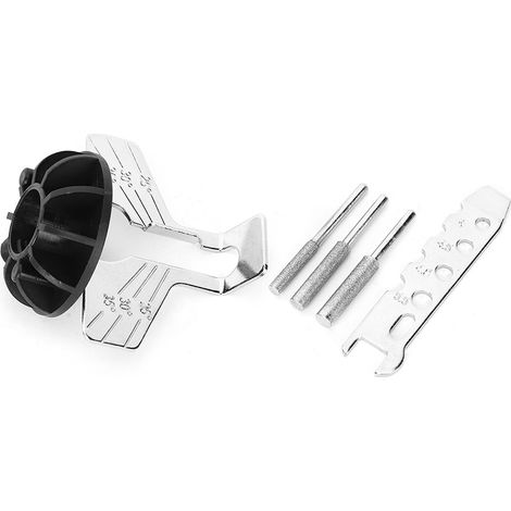 Lot d'accessoires de chaîne de tronçonneuse pour affûteuse sur perceuse électrique, outil de meulage pour menuiserie (1/5)