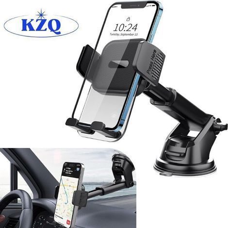 Auto-Handyhalterung, 2023 Upgrade [Extrem starker Saugnapf] Auto-Armaturenbrett-Handyhalterung, 360°-Drehung & Einhandbedienung, Windschutzscheiben-Autohalterung (4-7 Smartphones). (1/5)