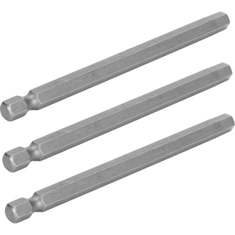 Jeu de 10 embouts de tournevis magnétiques 6mm en acier allié, tige hexagonale 1/4 pouce, accessoires (1/5)