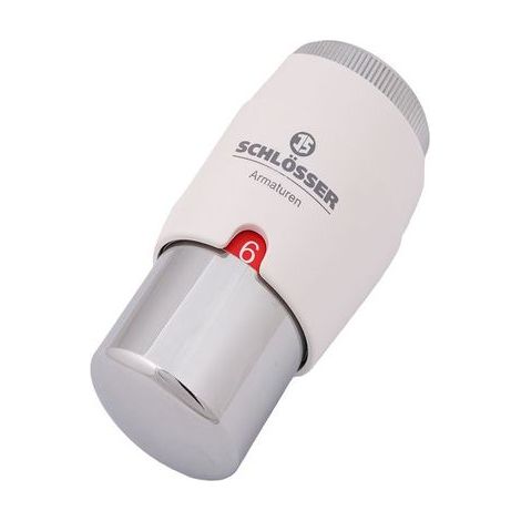 JS THERMOSTATKOPF CONTROL 2, DN15 1/2",KOPF CHROM,SOCKEL WEISS