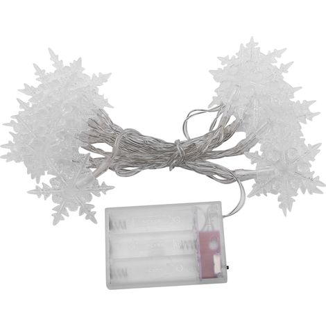 Guirlande lumineuse Fleurs de Neige, Décoration pour sapin, Fête, Mariage, Jardin, Décoration bleue (1/4)
