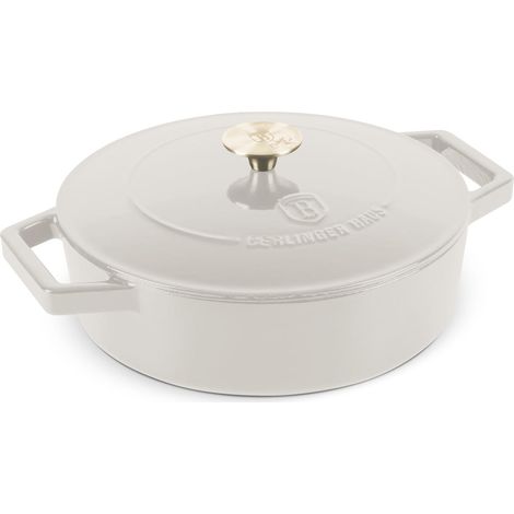 Olla de hierro fundido plana de 26 cm Berlinger Haus BH-6530 Sahara (1/5)