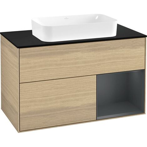 Villeroy & Boch G662HGPC Armoire sous-lavabo Finion G66 (1/2)