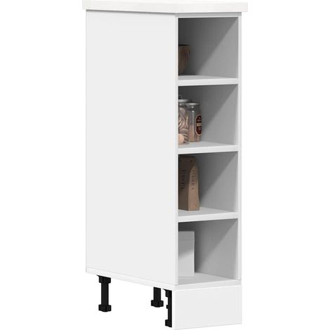 Bottom Cabinet Riga White 20x44.5x81.5 cm Engineered Wood vidaXL