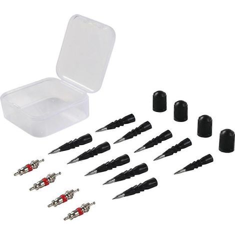 Kit de réparation de pneus 70 pièces, kit de mèches de pneus renforcées, kit de rustines pour pneus -- (1/5)