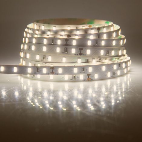 Tira Led Flexible 17W/MT 4000K 230V 120LED/MT 12mm ancho, corte 10cm, venta por metro